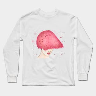 Pink hair Long Sleeve T-Shirt